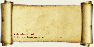 Bojana Medved vizit kartica